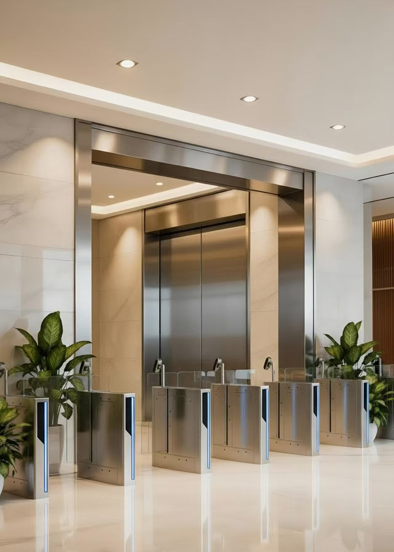 Office Lobby Sliding Speed Turnstiles Gate Office lobby sliding speed turnstiles gate