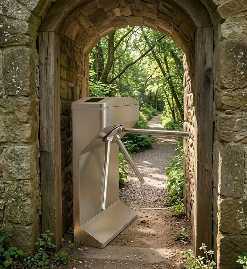 Lakeside riverside greenway tripod turnstile
